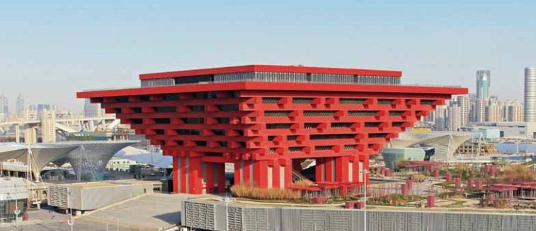 傳統文化與建筑技藝的融合——中國館